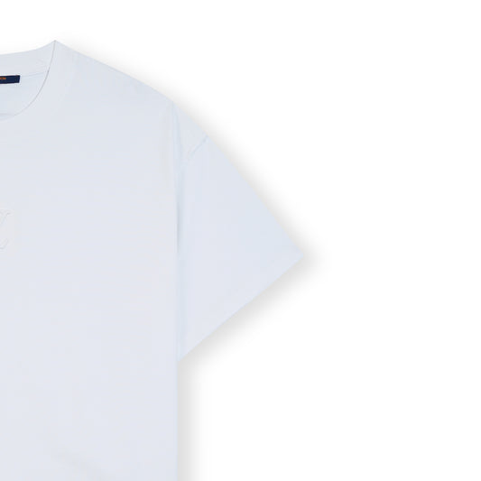 Logo Embossed Round Neck Shirt