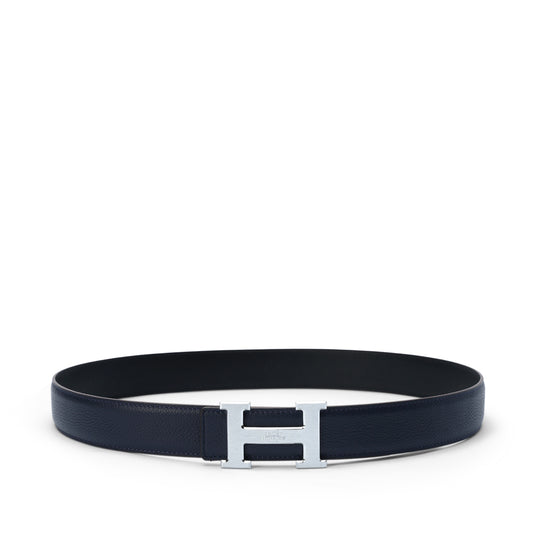 Black H buckle belt