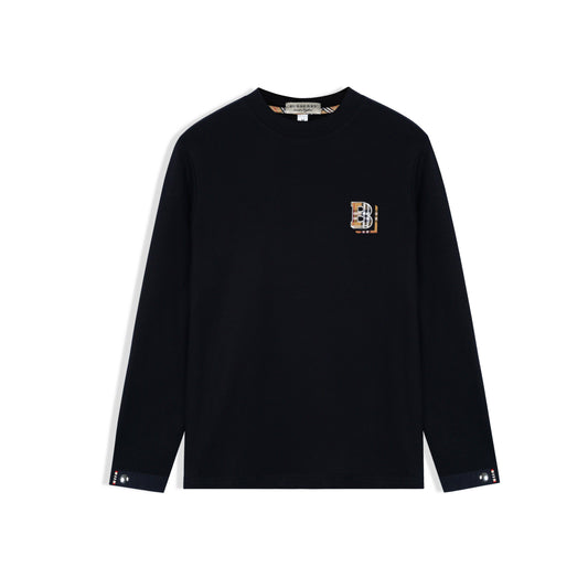 Imported Black Mock Neck Sweatshirt For Men