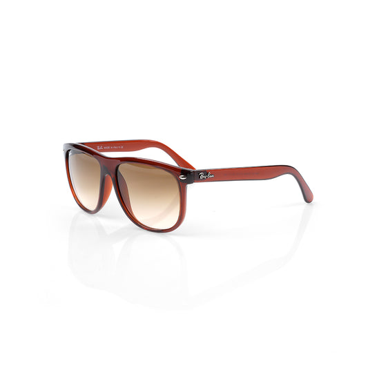 Imported Caribbean Transparent Burgundy Frames with Brown Gradient Sunglasses