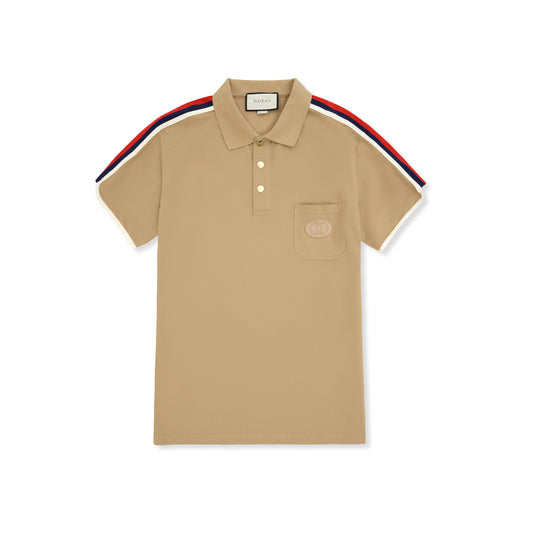 Imported double “G” beige polo