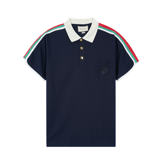 Imported “G” Logo Stripe Polo Shirt