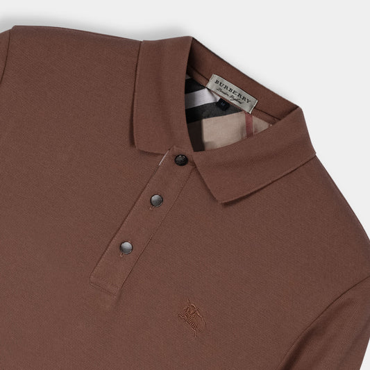Imported Brown Rugby Polo For Men