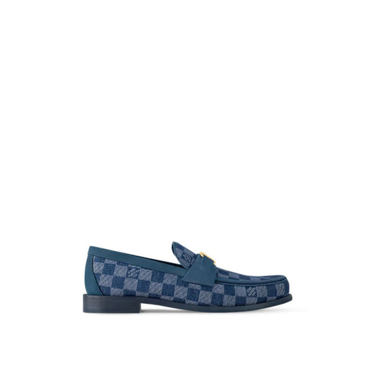 Blue check major loafer