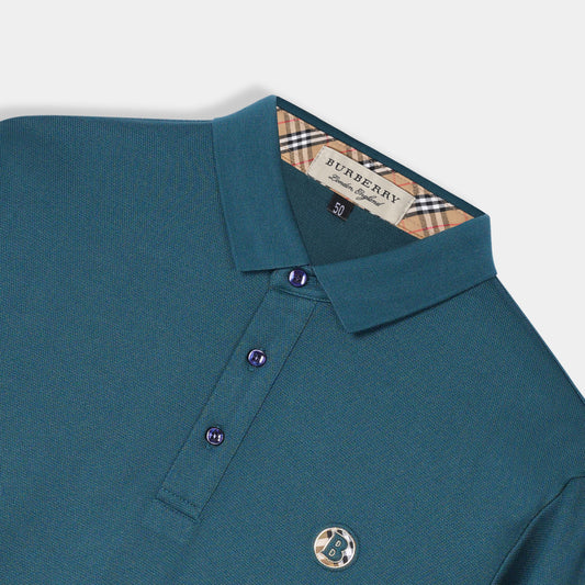 Imported Men Blue Rugby Polo