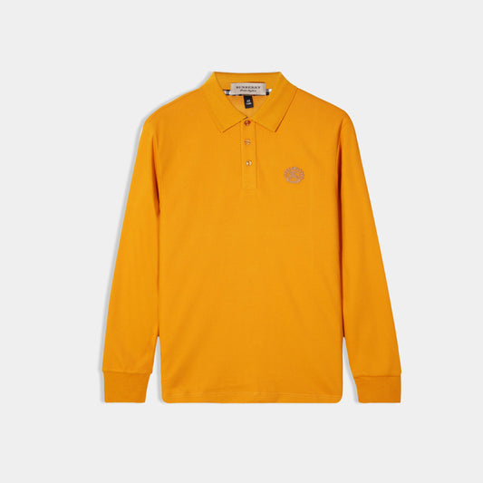Imported Mustard Rugby Polo For Men