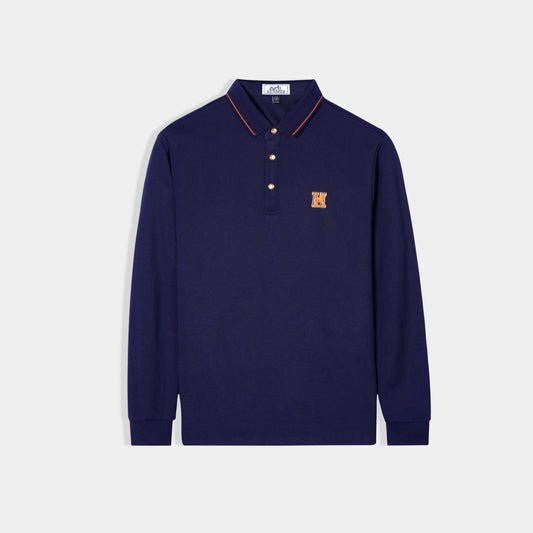 Imported Blue Rugby Polo For Men