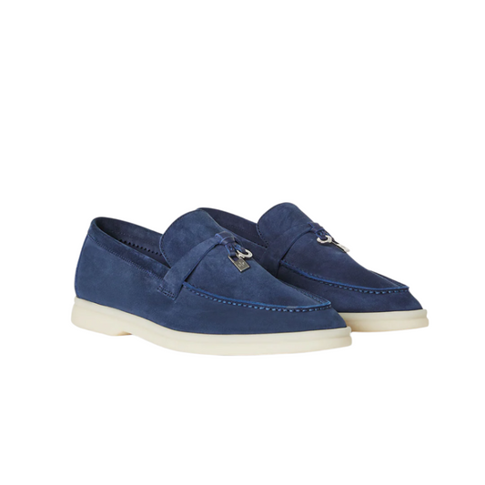Women Summer Charm Walk Blue Loafers