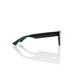 Imported Sunglasses with Signature Green & Red Web Stripe