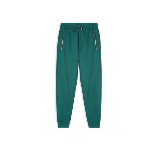 Imported Turquoise French Terry Trouser For Men