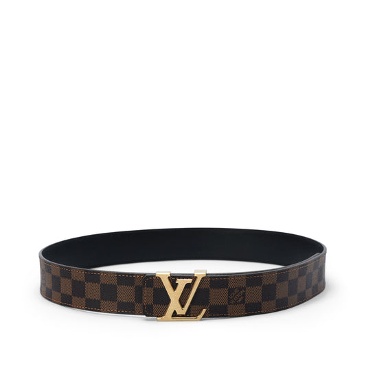 Brown check belt