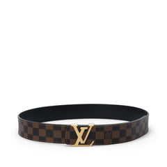 Brown check belt