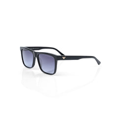 Imported Classic Gloss Black Frames with Purple Gradient Sunglasses