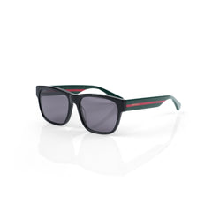 Imported Sunglasses with Signature Green & Red Web Stripe