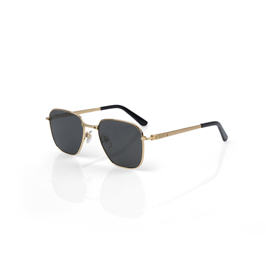 Imported Silver Finish with Purple Gradient Sunglasses