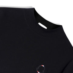 Imported Men Black Mock Neck Sweatshirt