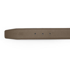 Taupe H buckle belt