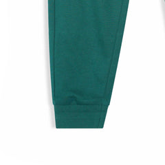 Imported Turquoise French Terry Trouser For Men
