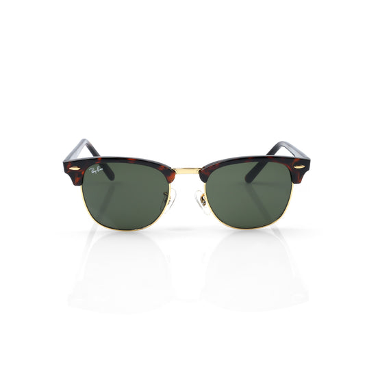 Imported Clubmaster Classic Mock Tortoise Shell & Gold Frames Sunglasses