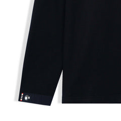 Imported Black Mock Neck Sweatshirt For Men