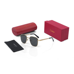 Imported Silver Finish with Purple Gradient Sunglasses