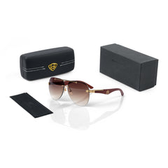 Imported Luxury Gold & Brown Gradient Designer Shades