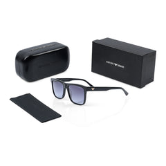 Imported Classic Gloss Black Frames with Purple Gradient Sunglasses