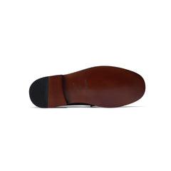 Carriage Buckle Black Major Loafers