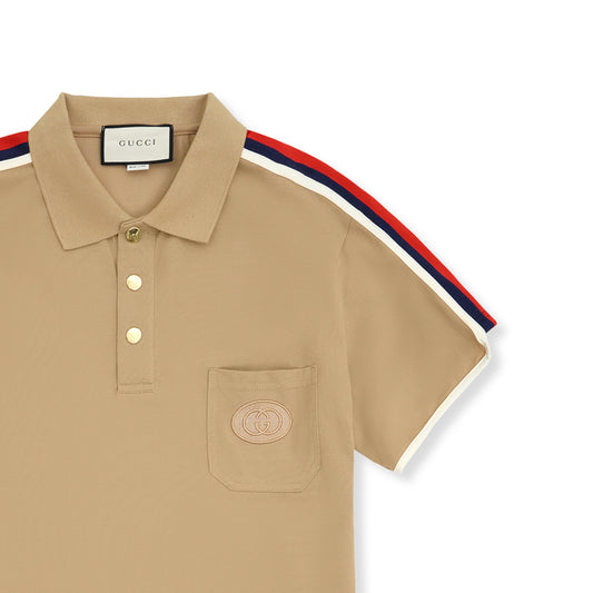 Imported double “G” beige polo
