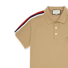 Imported double “G” beige polo