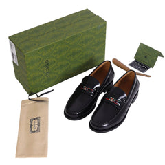 Red green stripe major loafer