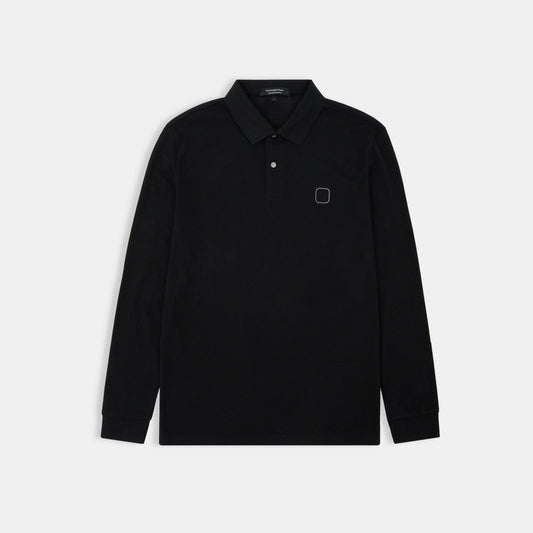Imported Black Rugby Polo For Men