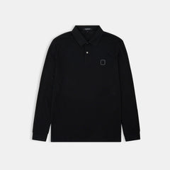 Imported Black Rugby Polo For Men