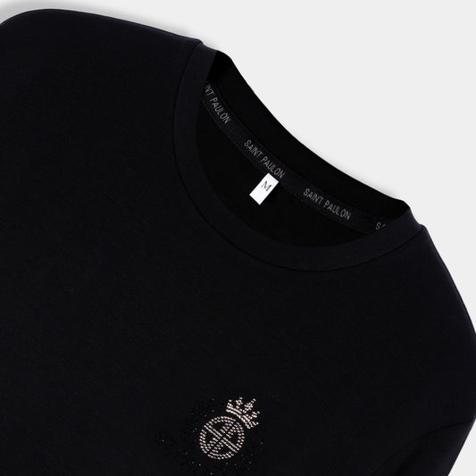 Imported Black Crew Neck Sweater For Men