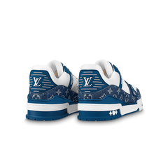 Blue White Trainers Sneakers