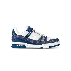 Blue White Trainers Sneakers