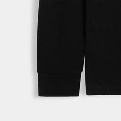 Imported Black Rugby Polo For Men