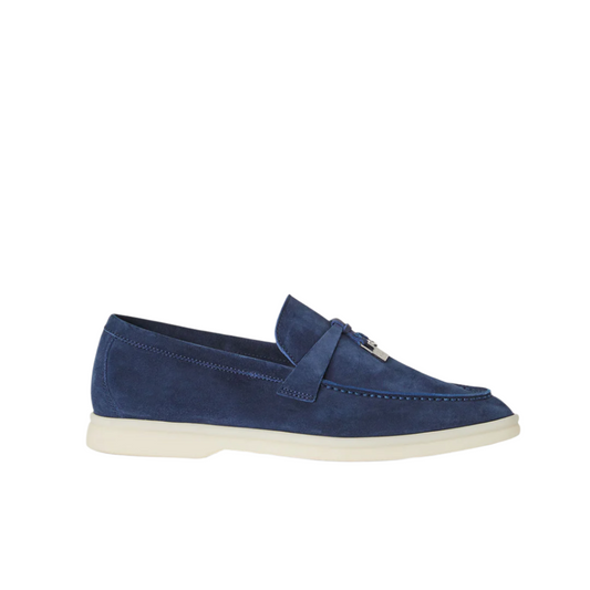 Imported Women Summer Charm Walk D.Blue Ladies Loafers