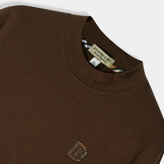 Imported Brown Mock Neck Sweatshirt For Men
