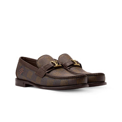 Brown Check Major Loafers