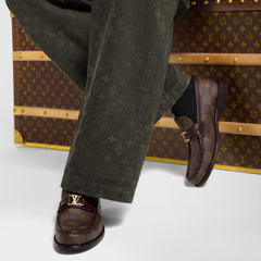 Brown Check Major Loafers