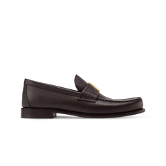 Brown Grain Leather-Major Loafers
