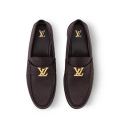 Brown Grain Leather-Major Loafers