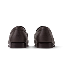 Brown Grain Leather-Major Loafers