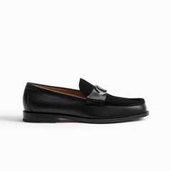 Black Suede Granville Loafers