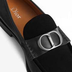 Black Suede Granville Loafers
