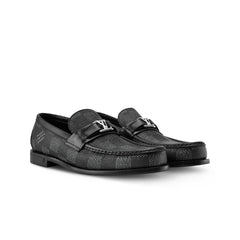 Graphite Check Major Loafers