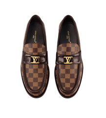 Imported  Brown  Major Loafers Check design