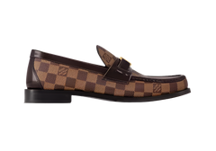 Imported  Brown  Major Loafers Check design