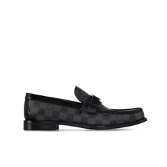 Charcoal check major loafer